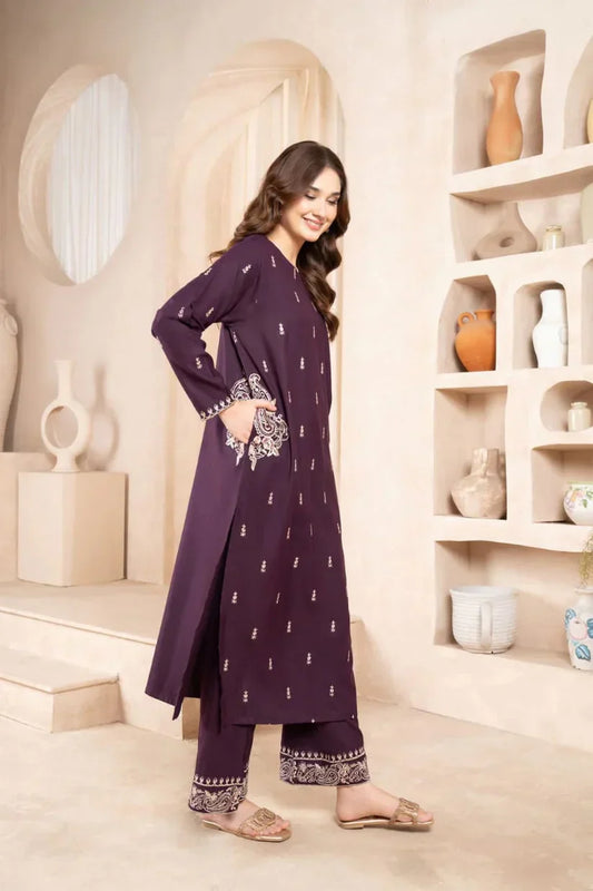 ZARIA Embroidered 2Pc