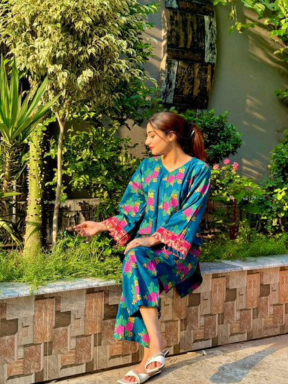 SABAAT-DEP-25-2PC printed lawn