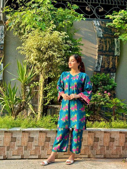 SABAAT-DEP-25-2PC printed lawn